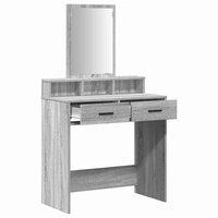 Kaptafel met lade Grijs Sonoma 79 x 41 x 140 cm Bewerkt hout 5