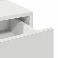 Kaptafel met lade met plank Wit 100 x 41 x 140 cm Bewerkt hout 9