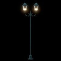 Tuin Lantaarnpaal Donkergroen Aluminium en Glas 7