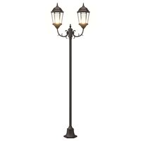 Tuin Lantaarnpaal Brons Aluminium en Glas 8