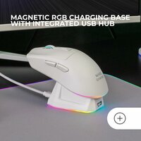 Gaming muis Mars Gaming MMT3W Wit 8