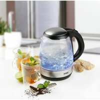 Waterkoker DOMO DO9218WK Zilverkleurig Roestvrij staal Kristal 2200 W 1,2 L 5