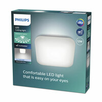 Plafondlamp LED Philips mauve 12 W 26 x 26 x 6,5 cm Wit Metaal (4000 K) 2