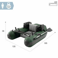 Opblaasbare Boot Intex 119 x 38 x 165 cm 5