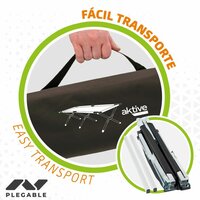 Campingbed Aktive Zwart 190 x 42 x 64 cm Opvouwbaar (2 Stuks) 5