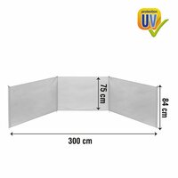 Windscherm Aktive 300 x 85 x 2 cm 3