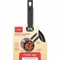 Pottenset Livoo Rood Siliconen 2 Onderdelen (2 Stuks) 5