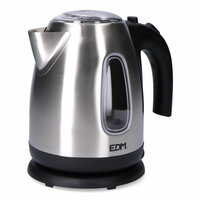 Waterkoker EDM 07656 Kettle Zwart Roestvrij staal 2200 W 1,7 L 2
