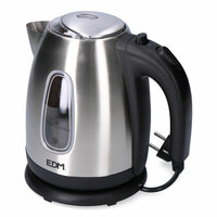 Waterkoker EDM 07656 Kettle Zwart Roestvrij staal 2200 W 1,7 L 3