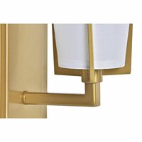 Muurlamp DKD Home Decor 25W Gouden Metaal Polyester Wit 220 V (12 x 14 x 25 cm) 4