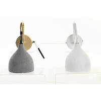 Muurlamp DKD Home Decor 14 x 27 x 26 cm Metaal Cement Donker grijs 220 V 50 W Modern (2 Stuks) 4
