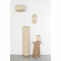 Vloerlamp Home ESPRIT Bruin Zwart Beige 50 W 220 V 25 x 25 x 125 cm 2