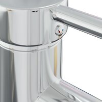 Inbouwwastafel met kraan 42x39x18 cm keramiek wit 6