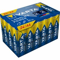 Batterijen Varta alkalina longlife power aa - lr06 1,5 V AA LR06 (24 Onderdelen) (24 Stuks) 3