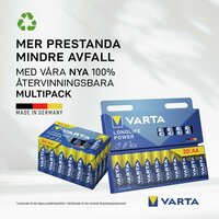 Batterijen Varta alkalina longlife power aa - lr06 1,5 V AA LR06 (24 Onderdelen) (24 Stuks) 4