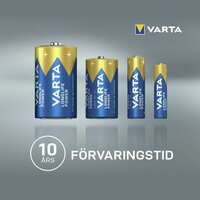 Batterijen Varta alkalina longlife power aa - lr06 1,5 V AA LR06 (24 Onderdelen) (24 Stuks) 8