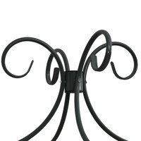 Hemelbedframe metaal zwart 100x200 cm 5