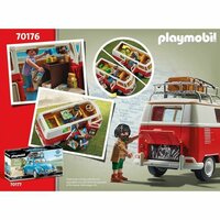 Voertuig Speelset Playmobil 70176 Volkswagen T1 Bus Rood 4