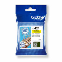 Originele inktcartridge Brother LC-421Y Geel 3