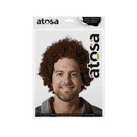 Pruik Bruin Krullen 2