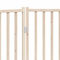 Hondenhek inklapbaar 2 panelen 160 cm massief vurenhout 8