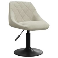 Barkruk fluweel cr&egrave;mekleurig 2