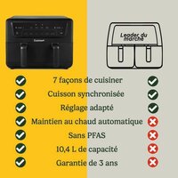 Airfryer Cuisinart Zwart 2400 W 6