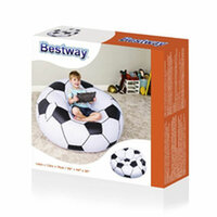 Bestway Gigantische Voetbalstoel 114x112x66 cm +6 jaar Binnen en Tuin 75010 6