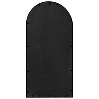 Tuinspiegel 90x45 cm ijzer zwart 4