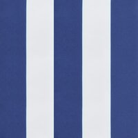 Palletkussen gestreept 60x60x8 cm oxford stof blauw en wit 6