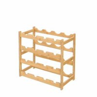 Flessenrek Kinvara Natuurlijk 45 x 23,5 x 42,5 cm (4 Stuks) 3