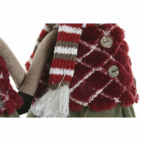 Kerstversiering Home ESPRIT Bruin Rood Groen Rendier 23 x 16 x 41 cm (2 Stuks) 3