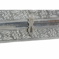 Juwelenkistje Home ESPRIT Zilverkleurig Natuurlijk Hout Aluminium 38 x 20 x 7,5 cm 4