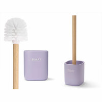 Toiletborstel Berilo Wit Groen Hout Polyresin 9,6 x 37 x 9,5 cm (6 Stuks) 2