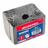 Polijstspons Workpro 60 g 120 g 180 g 100 g 220 g (3 Stuks) 4