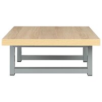 2-delige Badkamermeubelset keramiek eikenkleurig 9