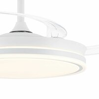 Plafondventilator CristalRecord EVO RETRAC Transparant 72 W 8