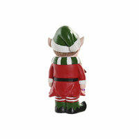 Kerstversiering Home ESPRIT Multicolour Elf 15 X 13 X 32 cm (2 Stuks) 4