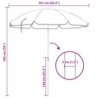 Strandparasol Camouflage 161 x 193 cm Polyester 8