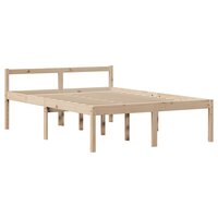 Seniorenbed met hoofdbord massief grenenhout 140x190 cm 7