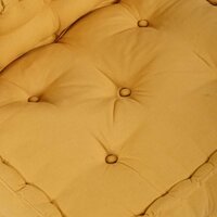 Poef modulair 70x70x54 stof geel 9