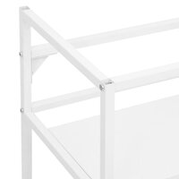 Wastafelframe 59x38x83 cm ijzer wit 6