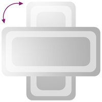 Badkamerspiegel LED 20x40 cm 4