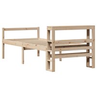 Seniorenbed met hoofdbord massief grenenhout 100x200 cm 6