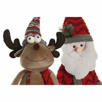 Kerstversiering Home ESPRIT Rood Groen 30 X 21 X 54 CM (2 Stuks) 2