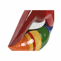 Wanddecoratie Home ESPRIT Multicolour Lippen Stads 49,5 X 6,5 X 31,5 CM 2
