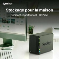 Netwerkopslag NAS Synology DS225+ Zwart Intel Celeron Intel Celeron J4125 8