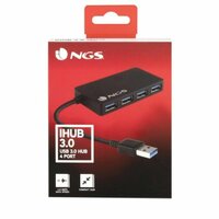 USB-HUB NGS NGS-HUB-0044 Zwart 480 Mbps 4