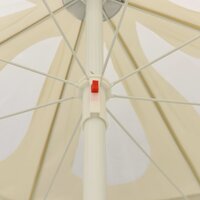 Strandparasol 240 cm zandgeel 5