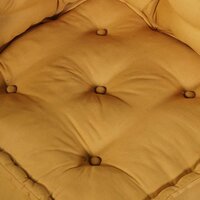 Poef modulair 140x70x36 stof geel 6